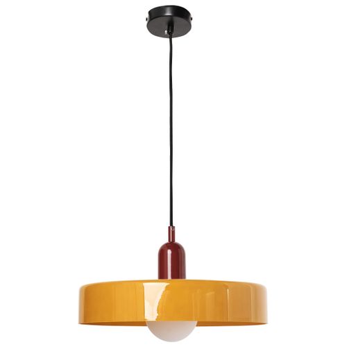 Lampe Suspension Paala Verre Jaune