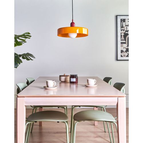 Lampe Suspension Paala Verre Jaune