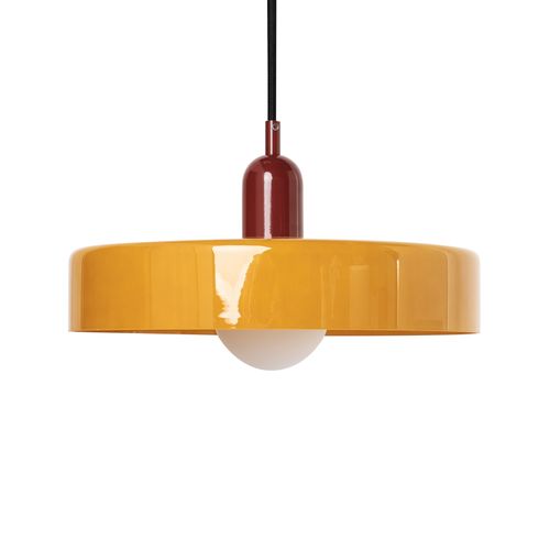 Lampe Suspension Paala Verre Jaune