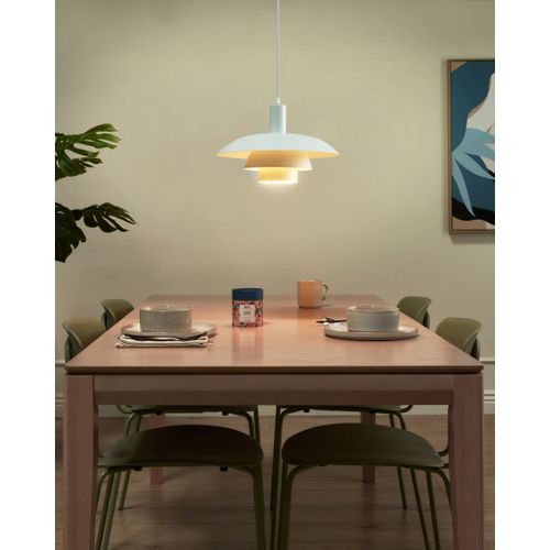 Lampe Suspension Hilba Métal Blanc