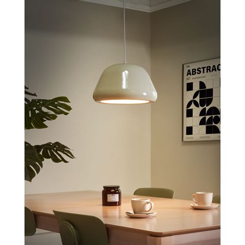 Lampe Suspension Joku Métal Beige Clair
