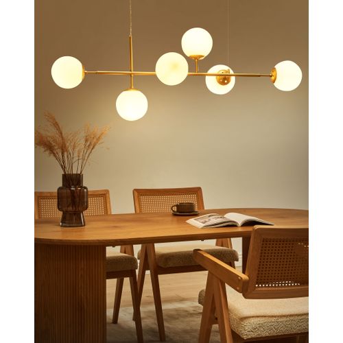 Lampe Suspension Kasari Métal Doré