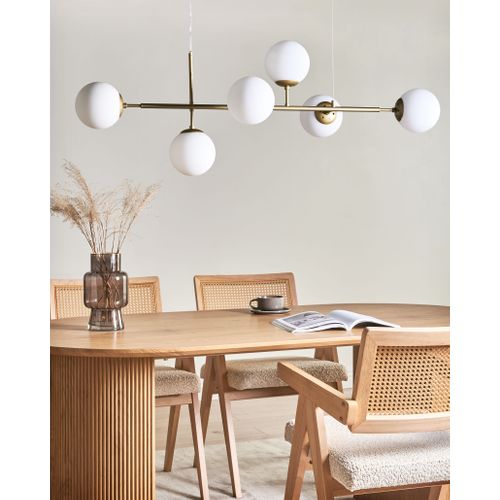 Lampe Suspension Kasari Métal Doré