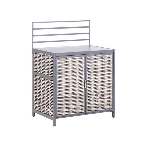 Cuisine D'extérieur 4 Pièces Avec Évier Mirador Gris