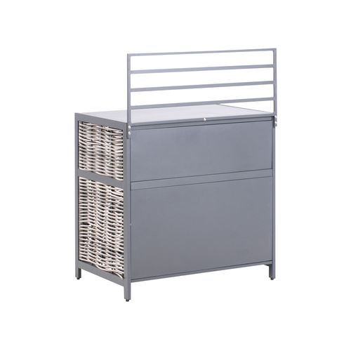 Cuisine D'extérieur 4 Pièces Avec Évier Mirador Gris