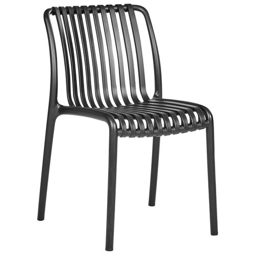 Lot De 4 Chaises De Jardin Ariccia Noir