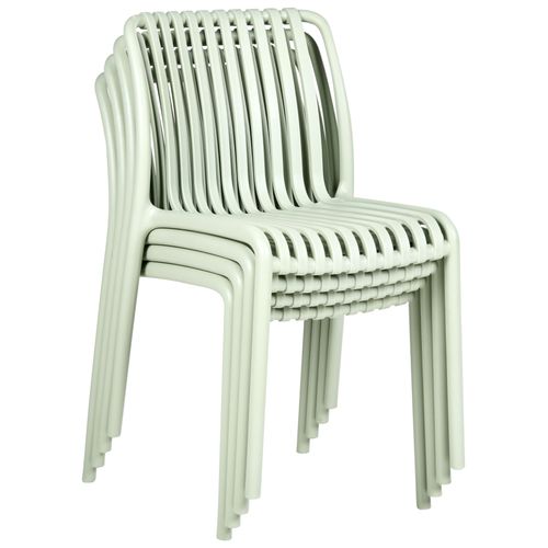 Lot De 4 Chaises De Jardin Ariccia Vert Clair