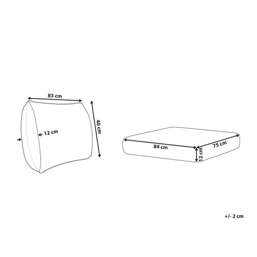 Ensemble De Housses De Coussins D'extérieur Timor Taupe