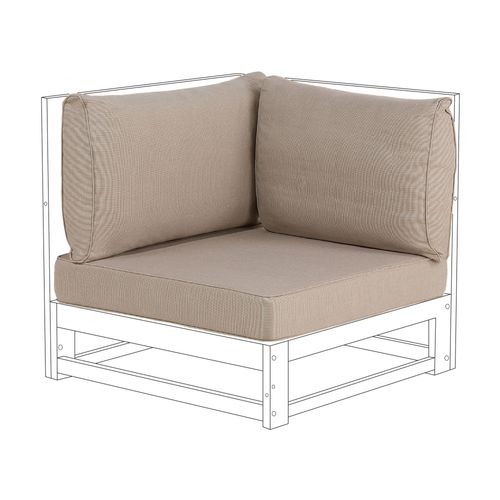 Ensemble De Housses De Coussins D'extérieur Timor Taupe