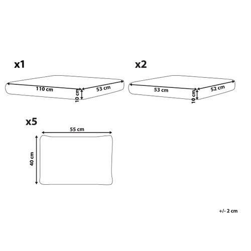 Ensemble De Housses De Coussins D'extérieur Vittoria Vert Olive