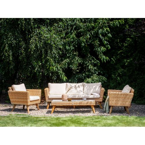 Ensemble De Housses De Coussins D'extérieur Vittoria XL Blanc Cassé