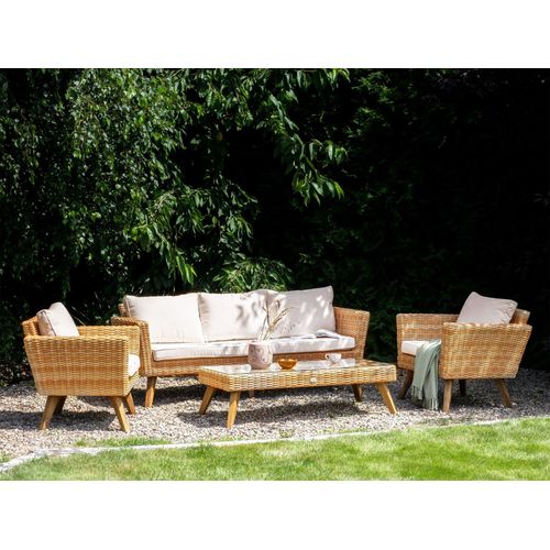 Ensemble De Housses De Coussins D'extérieur Vittoria XL Blanc Cassé