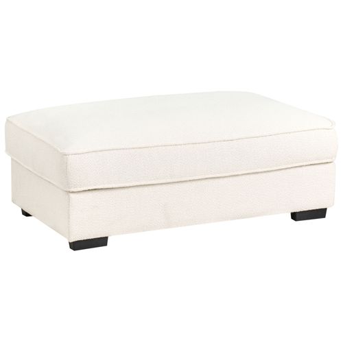 Ottoman Renders Bouclé Blanc Cassé