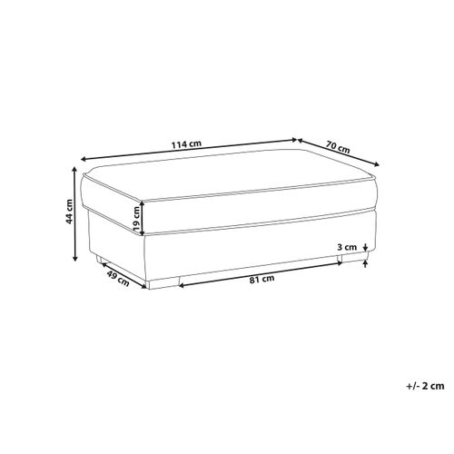 Ottoman Renders Bouclé Blanc Cassé