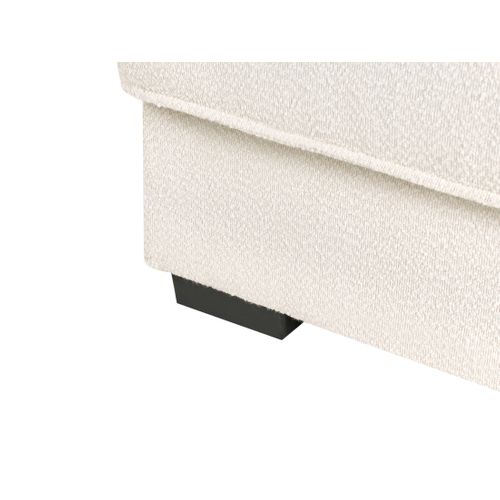 Ottoman Renders Bouclé Blanc Cassé
