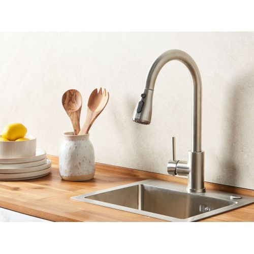 Robinet De Cuisine à Tirette Paimun Argenté