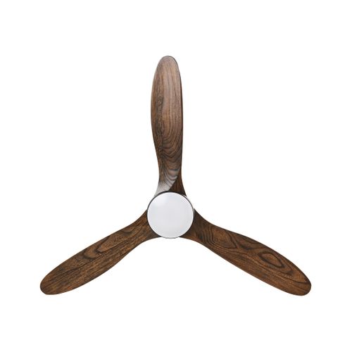 Ventilateur De Plafond Avec Lampe Moyar Avec Télécommande LED Marron Foncé