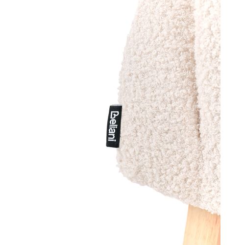 Chaise à Bascule Pour Enfants Hug Bouclé Beige Clair