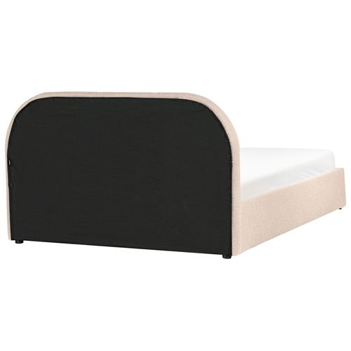 Lit Ottoman Bouclé Quillien 140 X 200 Cm Beige