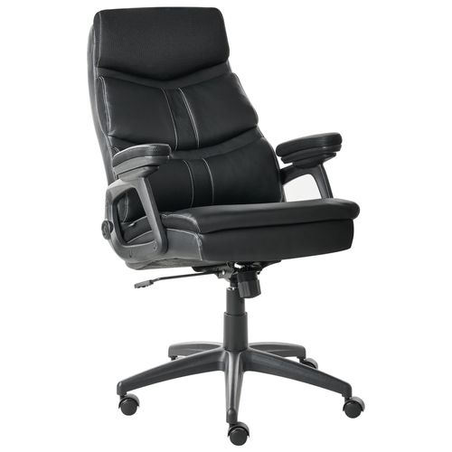 Fauteuil De Bureau Ruler Cuir Pu Noir