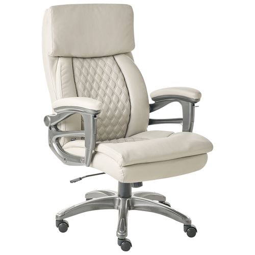 Fauteuil De Bureau Gallant Cuir Pu Beige