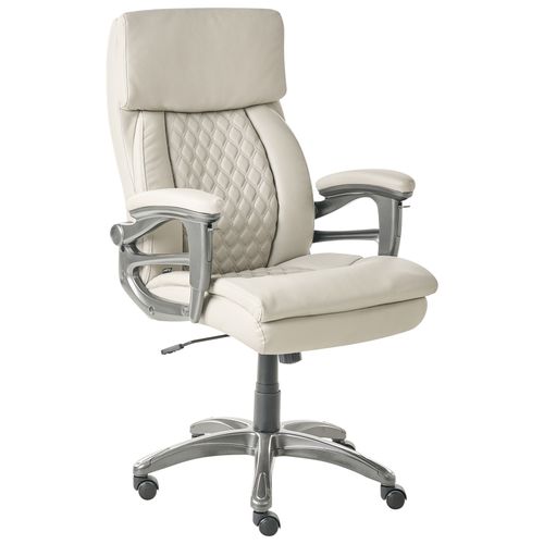 Fauteuil De Bureau Gallant Cuir Pu Beige