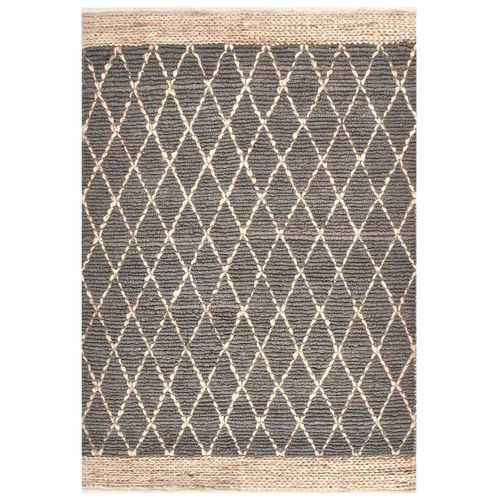 Tapis Tellikaya Gris 160 X 230 Cm Jute