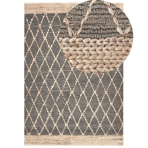 Tapis Tellikaya Gris 160 X 230 Cm Jute