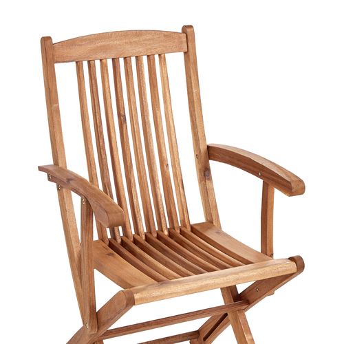 Lot De 2 Chaises De Jardin Avec Coussins Maui Premium Acacia Taupe