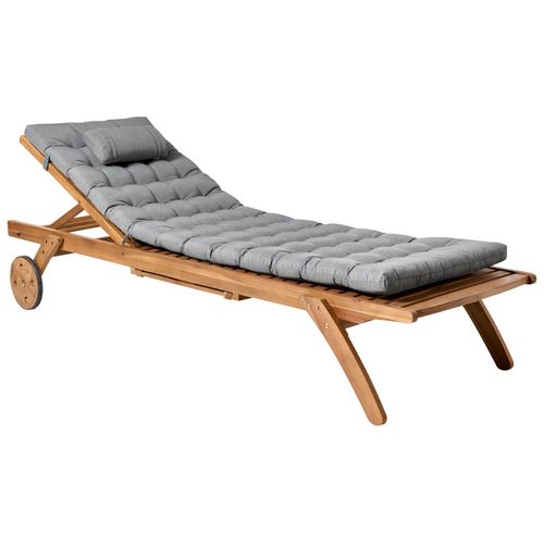 Transat Avec Coussin Cesana Premium Acacia Mélange De Gris