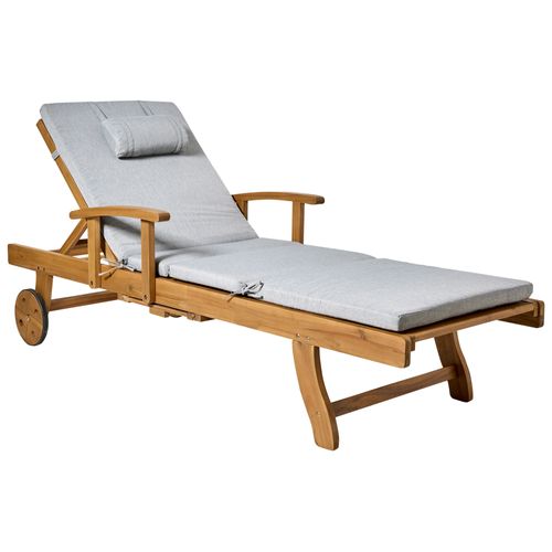 Transat Avec Coussin Java Premium Acacia Mélange De Gris