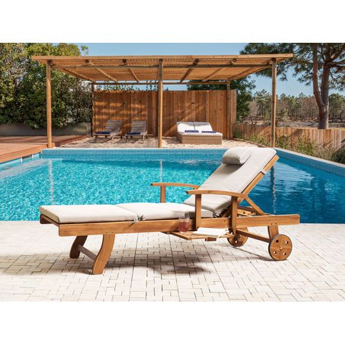 Transat Avec Coussin Java Premium Acacia Beige Clair