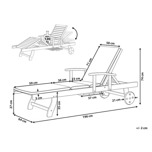 Transat Avec Coussin Java Premium Acacia Vert