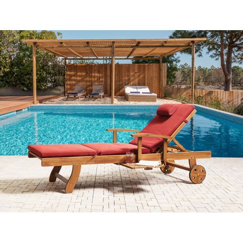 Transat Avec Coussin Java Premium Acacia Rouge