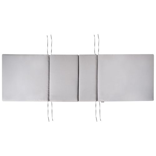 Transat Avec Coussin Amantea Premium Ii Acacia Gris Clair