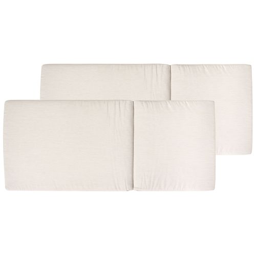 Lot De 2 Coussins De Jardin Java/amantea Premium 50 X 70 Cm Beige Clair