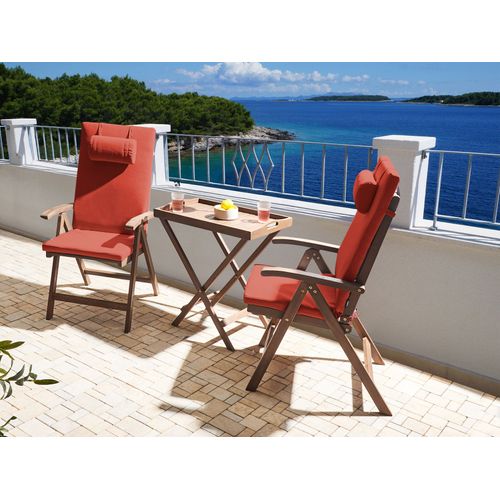 Ensemble Pour Bistro Amantea Premium Acacia Rouge