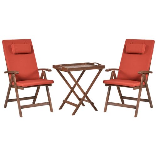 Ensemble Pour Bistro Amantea Premium Acacia Rouge