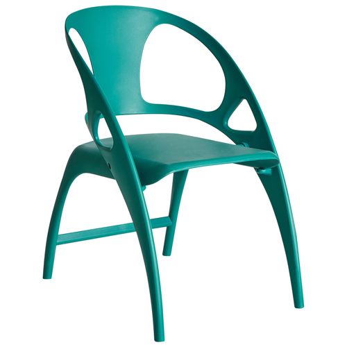 Lot De 4 Chaises De Jardin Pliant Nemi Bleu Paon