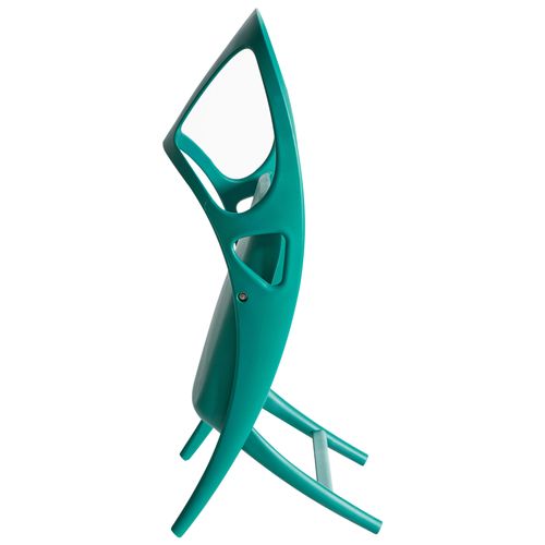 Lot De 4 Chaises De Jardin Pliant Nemi Bleu Paon