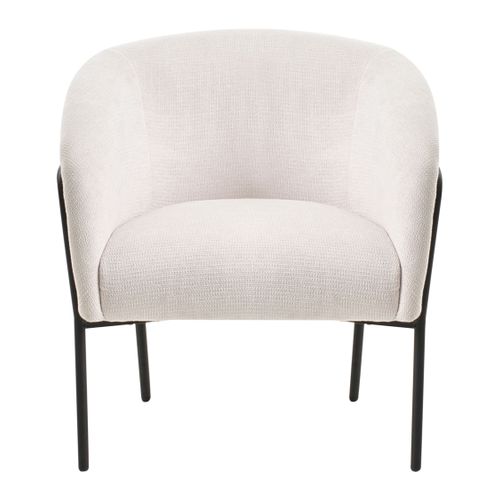 Fauteuil Krossen Tissu Beige Clair