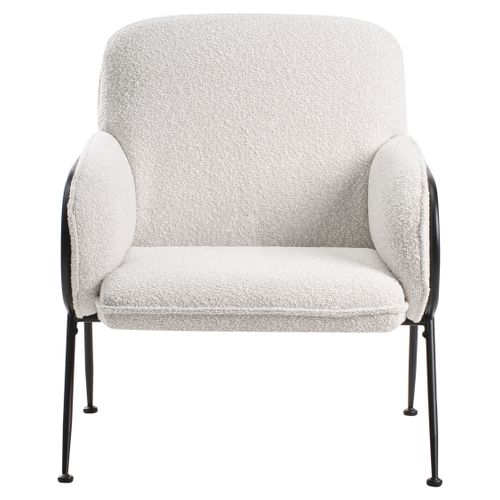 Fauteuil Trysnes Tissu Beige Clair