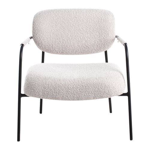 Fauteuil Ausvika Tissu Beige Clair