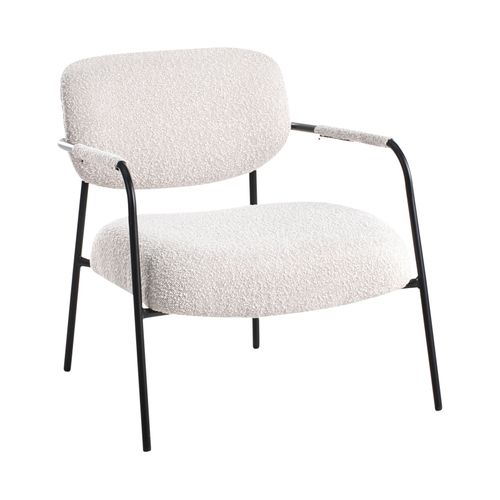Fauteuil Ausvika Tissu Beige Clair