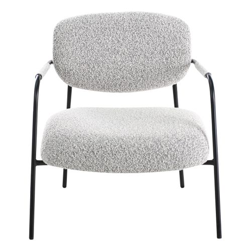 Fauteuil Ausvika Tissu Noir/blanc