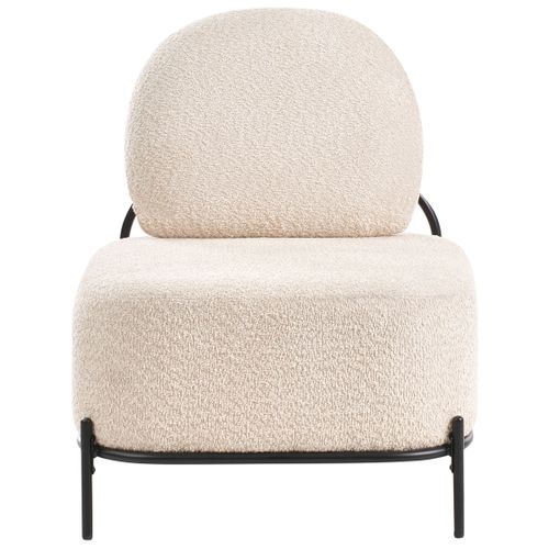 Fauteuil Lunde Tissu Beige