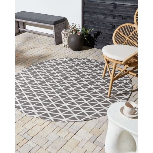 Tapis D'extérieur Panaji Gris Ø 160 Cm