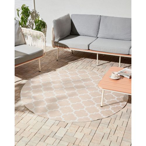 Tapis D'extérieur Mosore Beige Ø 160 Cm