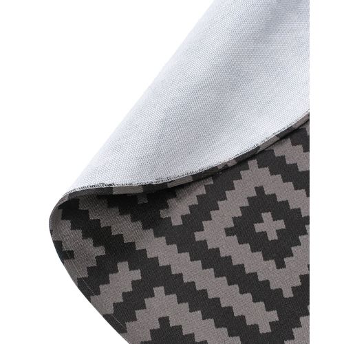 Tapis D'extérieur Ajmer Noir Ø 160 Cm