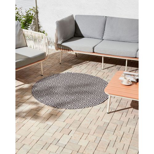 Tapis D'extérieur Thrissur Gris Ø 120 Cm